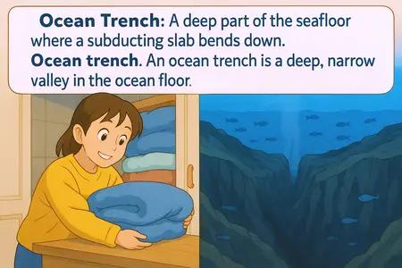 ocean trench Simple Definition