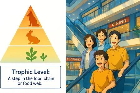 trophic level Simple Definition