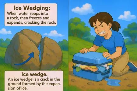ice wedge Simple Definition