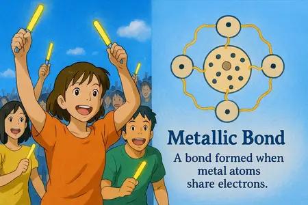 metallic bond Simple Definition