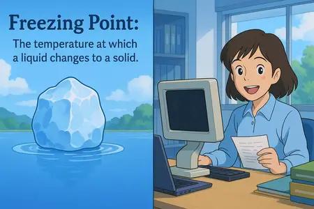 freezing point Simple Definition