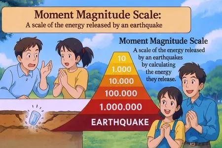 moment magnitude scale Simple Definition