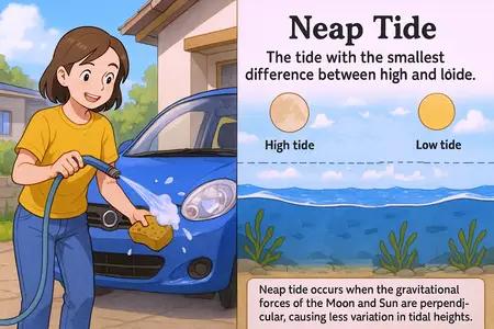 neap tide Simple Definition