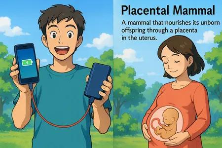 placental mammal Simple Definition