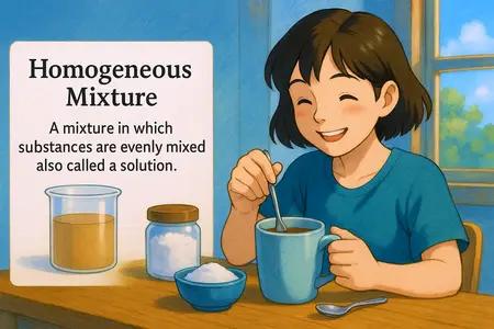 homogeneous mixture Simple Definition