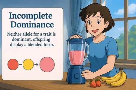 incomplete dominance Simple Definition