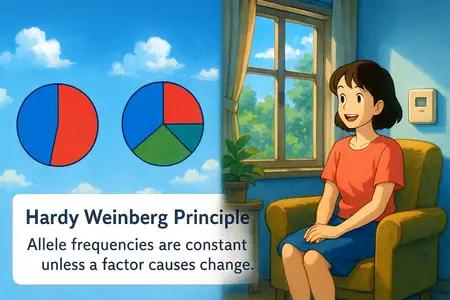 Hardy Weinberg principle Simple Definition