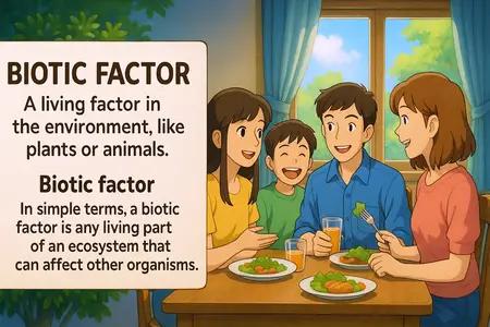 biotic factor Simple Definition