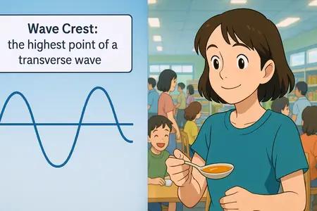 wave crest Simple Definition
