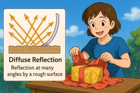 diffuse reflection Simple Definition