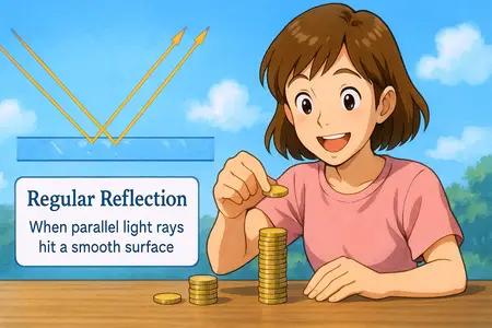 regular reflection Simple Definition