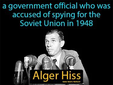 Alger Hiss Simple Definition