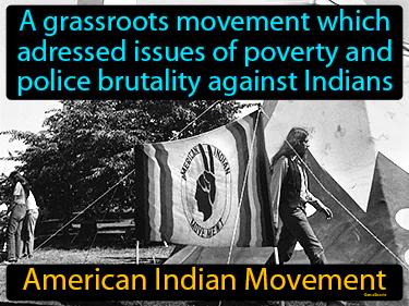 American Indian Movement Simple Definition