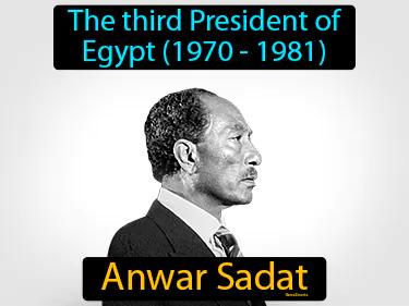 Anwar Sadat Simple Definition