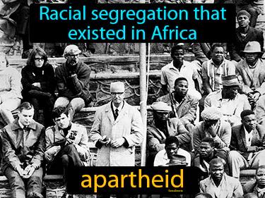 apartheid Simple Definition