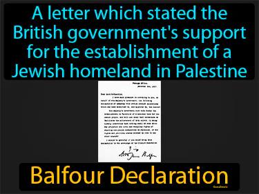 Balfour Declaration Simple Definition