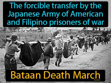 Bataan Death March Simple Definition