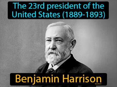 Benjamin Harrison Simple Definition