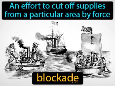 blockade Simple Definition