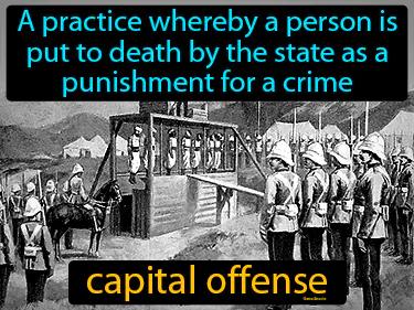 capital offense Simple Definition