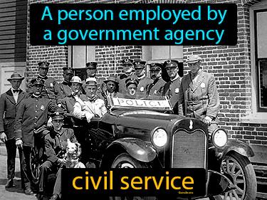 civil service Simple Definition