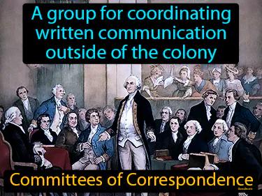 Committees of Correspondence Simple Definition