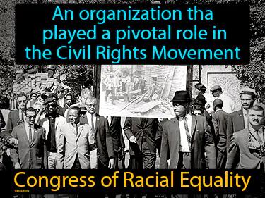 Congress of Racial Equality Simple Definition