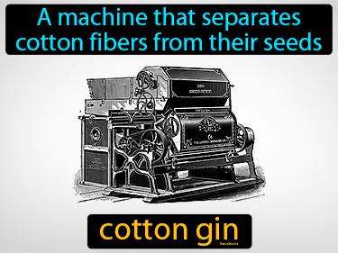cotton gin Simple Definition