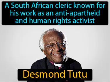 Desmond Tutu Simple Definition
