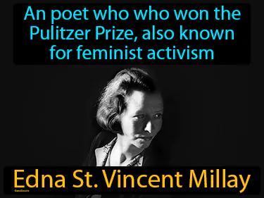 Edna St Vincent Millay Simple Definition