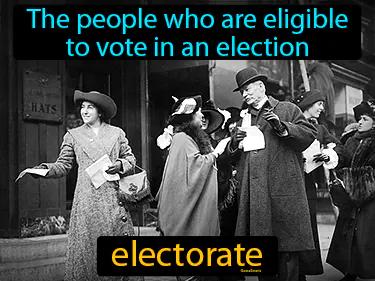 electorate Simple Definition