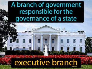 executive branch Simple Definition