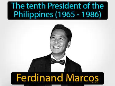 Ferdinand Marcos Simple Definition