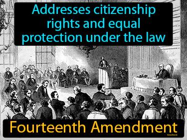 Fourteenth Amendment Simple Definition