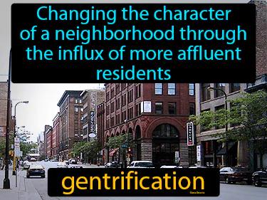 gentrification Simple Definition