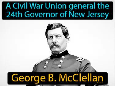 George B McClellan Simple Definition