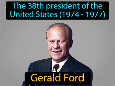 Gerald Ford Simple Definition