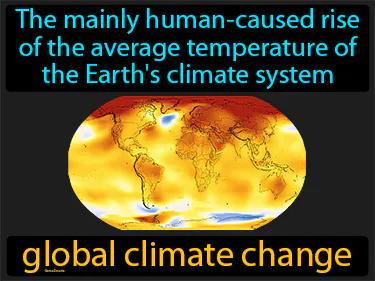 global climate change Simple Definition