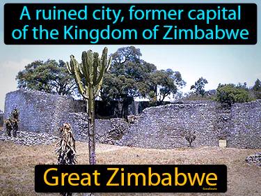 Great Zimbabwe Simple Definition