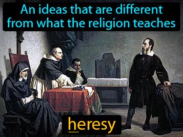 heresy Simple Definition