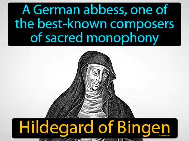 Hildegard of Bingen Simple Definition