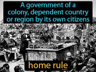 home rule Simple Definition