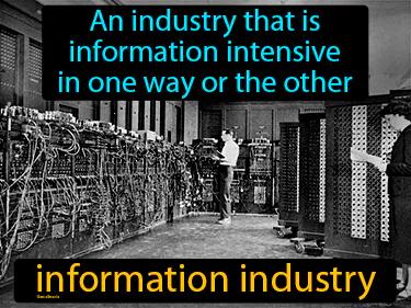 information industry Simple Definition