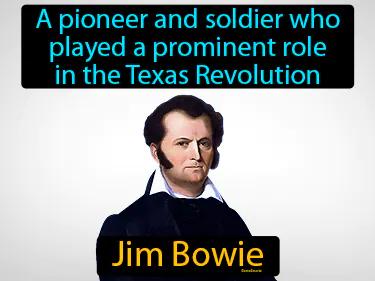 Jim Bowie Simple Definition