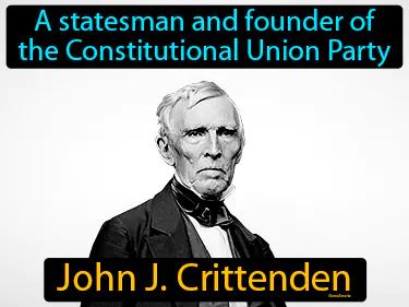John J Crittenden Simple Definition