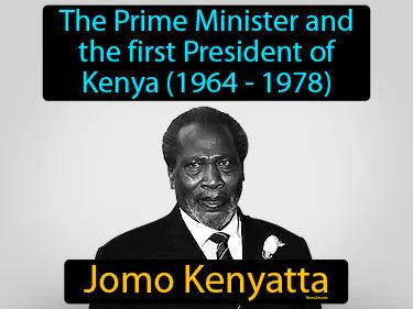 Jomo Kenyatta Simple Definition