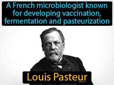 Louis Pasteur Simple Definition