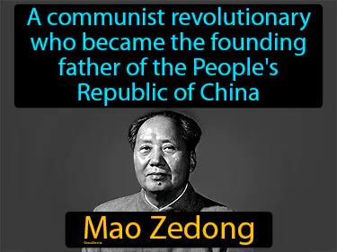 Mao Zedong Simple Definition