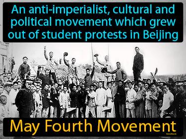 May Fourth Movement Simple Definition