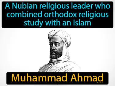 Muhammad Ahmad Simple Definition